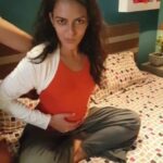 Bidita Bag Instagram - #TeenDoPaanch #BTS #pregnancy 😹 #worldturtleday #worldturtleday2021 #turtle #tortoise