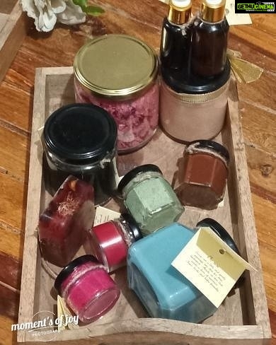 Bidita Bag Instagram - Thank you @vidzeal for gifting me these beautiful handmade luxuary skin care products 😍 Friends. Do visit her profile and customize ur skin care products. I guarantee u will love them. My favourite is "Pucker Up lip balm". ❤️