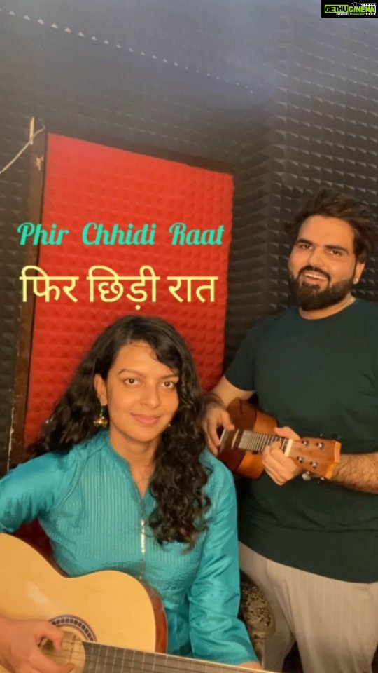 Bidita Bag Instagram - Raw Cover | Phir Chhidi Raat Enjoy This soulful ghazal beautifully sung by @lata_mangeshkar & @talatazizofficial Ji composed by #Khayyam sahab. Here’s our humble attempt for this masterpiece with Shehzada-e-Ghazal @jazimSharma ❤️ #JazimSharma #GhazalSinger #phirchhidiraat #BiditaBag Original Scale: G Chords: G, C, F
