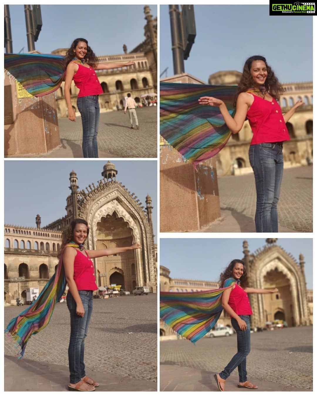 Bidita Bag Instagram - #pridemonth #loveislove It takes a lot of effort to make a picture look perfect 😁🌈 Backstage: Labkush Sahis Photo and 🌈 stole: @artistrybyashish #Lucknow #lucknowrumigate #throwbackthursday #2019