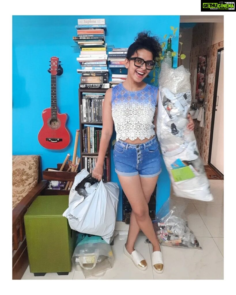 Bidita Bag Instagram - I "Care"....I "recycle " ♻️ Take charge of your plastic waste. I have had "Zero" plastic foot print in the last one year. I segregated all recyclable plastic waste, cleant it and dropped it to @5rcycle warehouse for recycling. You can courier or drop off the dry waste at Address: Government Industrial estate, 27CD, Opposite Omega House, Charkop, Kandivali (west), Mumbai- 400067 Contact: 9321625713 #reducereuserecycle #recycle #plasticfree #plasticwaste #plasticfreeoceans Mumbai, Maharashtra