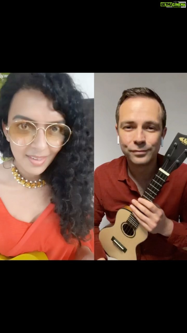 Bidita Bag Instagram - Bidita Bag ๐ฎ๐ณ ร Boris Mogilevski ๐ณ๐ฑ #Kanchabadam #kanchabadamcover #ukelelecover #rawcover ๐ฅ๐ฅ Original Song: #Bhubanbadyakar No copyright infringement intended. Just a cover for instagram