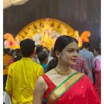 Bidita Bag Instagram – Annual #DurgaPuja ritual with @sudhishkamath after years 😅
#pandalhopping 🥳
#durgapujo #happydussehra