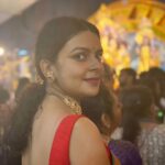 Bidita Bag Instagram – Annual #DurgaPuja ritual with @sudhishkamath after years 😅
#pandalhopping 🥳
#durgapujo #happydussehra