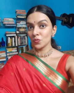 Bidita Bag Instagram - Annual #DurgaPuja ritual with @sudhishkamath after years 😅 #pandalhopping 🥳 #durgapujo #happydussehra