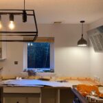 Bruna Abdullah Instagram - Swipe next to see the before pictures! I’m so so so happy! The kitchen and the sunroom are our favourite places in the house ❤️ So next project.. the sun room! 🤪 #renovation #kitchendecor #kitchen #greyandsage #sagegreenkitchen