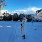 Bruna Abdullah Instagram - When it snows and there is no wind.. It’s magical! ❄️☃️💙 And also a pain in the ass if you have to drive anywhere! 😂 Aberdeen