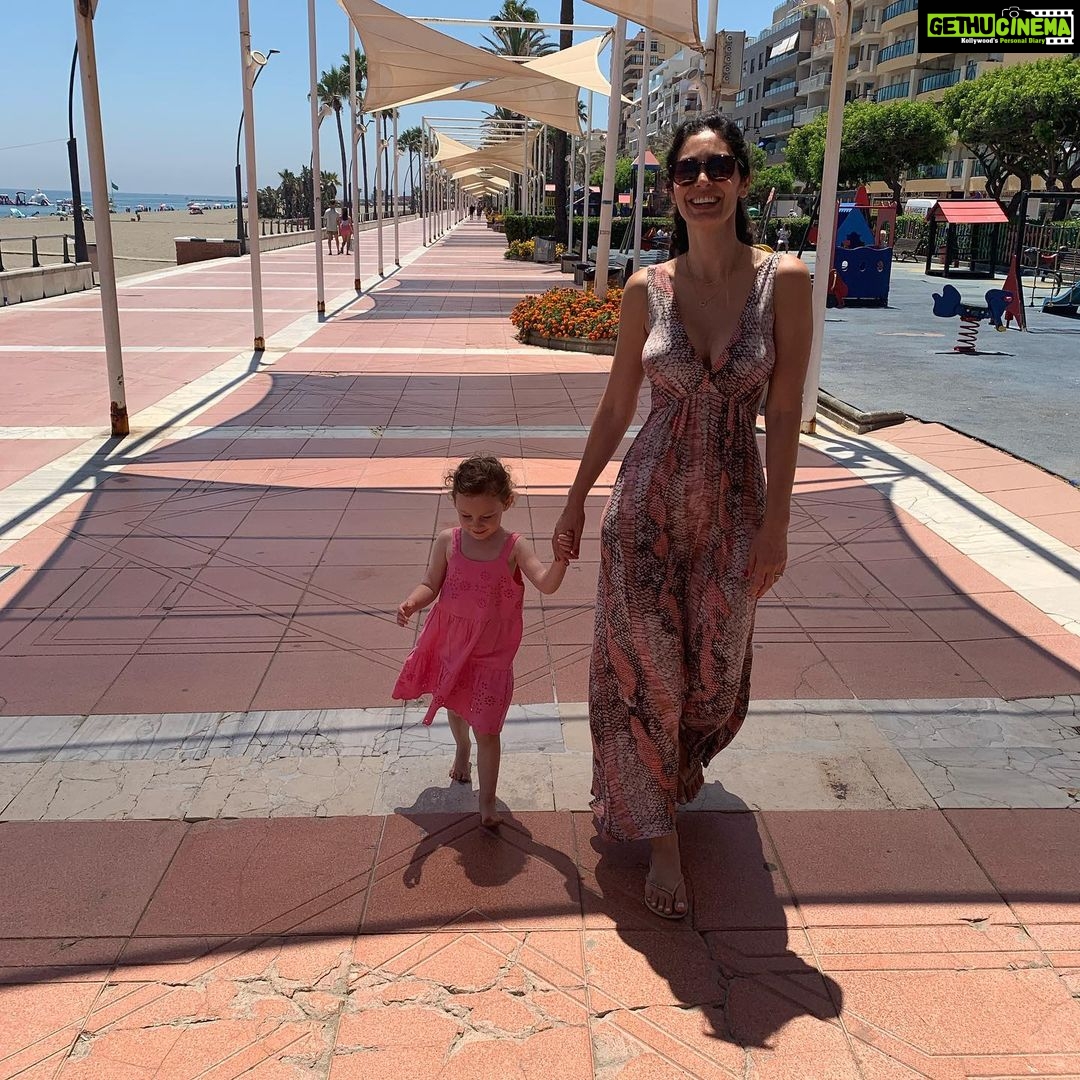 Bruna Abdullah Instagram - My best friend 🌸 Estepona Central BEACH