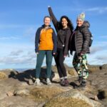 Bruna Abdullah Instagram - Vibe 😎 The trek was amaaaaazing, the water from the stream was the cleanest I have ever tried 🙀 literally blew my mind! And ladies you were awesome, thanks for pushing me up there haha . Bennachie (/bɛnəˈxiː/ ben-ə-HEE; Scottish Gaelic: Beinn na Cìche)[1] is a range of hills in Aberdeenshire, Scotland.[2] It has several tops, the highest of which, Oxen Craig, has a height of 528 metres (1,732 ft). ✌🏼