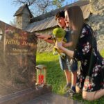 Celina Jaitly Instagram - I’ve come this far, and I want to see what happens when I don’t give up …. Special heartwarming moment with my @arthurjhaag at his twin Shamsher’s final resting place remembering everything that was made with love and goes on with love. #twinsofinstagram #twinstagram #twinsplusone #momoftwins #momoftwinsplusone #celina #celinajaitly #celinajaitley #austria #india #remembrance #bollywood Austria, Europe