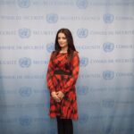 Celina Jaitly Instagram - Amidst my meetings for @free.equal at @unitednations HQ i always take a few moments to spend a few moments in this spectacular room which plays such an important role in our ongoing story. I have a strange feeling as I stand against the large mural by Norwegian artist, Per Lasson Krohg at the stunning Security Council Chamber at @unitednations HQ in #newyork, symbolizing the promise of future peace and individual freedom. This is a room that plays an important role in maintaining peace and stability in the world. The Security Council has primary responsibility for the maintenance of international peace and security. It has 15 Members, and each Member has one vote. Under the Charter of the United Nations, all Member States are obligated to comply with Council decisions. The Security Council takes the lead in determining the existence of a threat to the peace or act of aggression. It calls upon the parties to a dispute to settle it by peaceful means and recommends methods of adjustment or terms of settlement. In some cases, the Security Council can resort to imposing sanctions or even authorize the use of force to maintain or restore international peace and security. My grandfather and brother served on two such peace keeping missions which were a result of decisions that began here. It’s a honour to witness this thanks to my work journey with @charlesradcliffe @free.equal and my over two decade long journey with #lgbtq rights as an activist. #celinajaitly #celinapowell #unitednations #lgbtq🌈 #bollywood #indianactress #missindia #missuniverse #msuniverse #indianwomen #unwomen