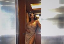 Chandrika Ravi Instagram - Tonight for the Indian Sports Honours 🇮🇳 Mumbai, Maharashtra