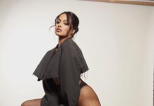 Chandrika Ravi Instagram - Taking care of business Photo @ryan_jerome Blazer @oversized_studio Heels @willa.phoenix Location @maisonpriveepr_la