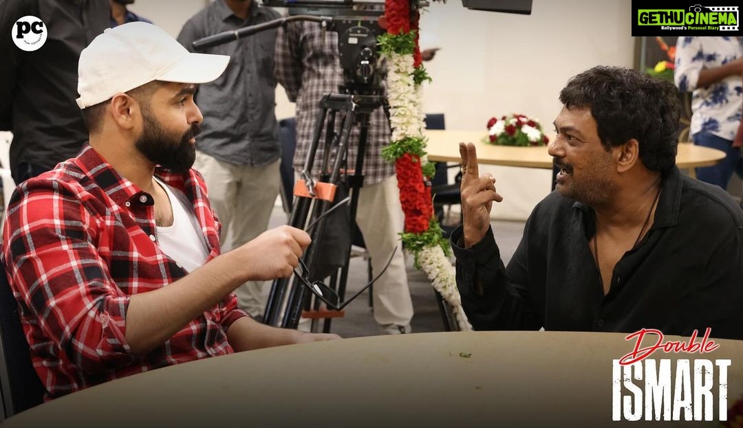 Charmy Kaur Instagram - Few more clicks from the #DoubleISMART Launch Ceremony graced by near & dear ones in Hyderabad❤️ Regular Shoot Begins on July 12th ✨ In cinemas on MARCH 8th, 2024! Ustaad @ram_pothineni #PuriJagannadh @vish_666 @puriconnects