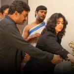Charmy Kaur Instagram - Few more clicks from the #DoubleISMART Launch Ceremony graced by near & dear ones in Hyderabad❤️ Regular Shoot Begins on July 12th ✨ In cinemas on MARCH 8th, 2024! Ustaad @ram_pothineni #PuriJagannadh @vish_666 @puriconnects