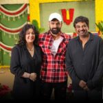 Charmy Kaur Instagram - With the blessings of Lord Shiva 🔱 The Pooja ceremony of #DoubleISMART commenced in Hyderabad 🪔 Ustaad @ram_pothineni 🤗Dashing Director #PuriJagannadh 🤩 Shoot Begins on July 12th❤️‍🔥 Mass Action Entertainer at the cinemas on MARCH 8th, 2024💥 @vish_666 @PuriConnects