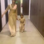 Charu Asopa Instagram - My cute little Radha❤️🧿 Outfits from @littleens_official