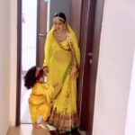 Charu Asopa Instagram - Bada Natkhat hai re Kishan Kanhaiya……❤️🧿