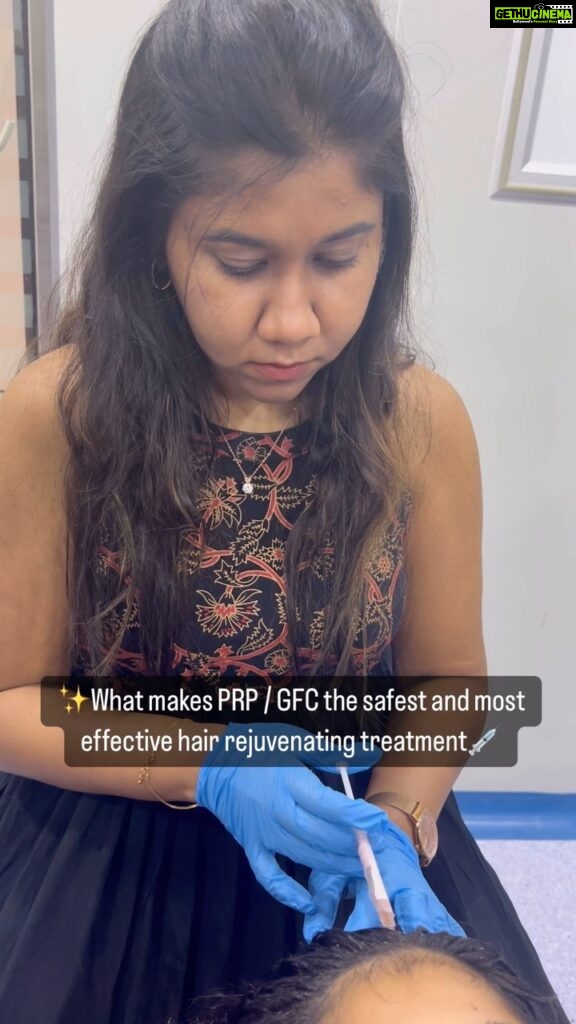 Chinmayi Instagram - PRP/GFC uses Growth Factor Concentrates from the platelets of the client’s own blood. This makes this treatment the safest and most effective rejuvenating treatment. When injected to the scalp: 🩸It stimulates hair follicles, thus promoting hair growth. 🩸Leads to thicker and stronger hair strands, improving overall hair density and volume 🩸Enhances hair quality, making it shinier, healthier and more manageable. 🩸Slows down or even stops the hair progression of hair loss, especially in the early stages of balding Highlights of PRP/GFC treatment: ✅ Safe ✅ No scarring ✅ Long lasting results PRP/GFC gives amazing results on both skin and hair! Ready for your hair transformation? Book an Appointment with us now! For appointments 📞Chennai +91 7358320111 📞Hyderabad +91 9150598889 Visit: www.deepskindialogues.com #hairtransformation #hairgrowth #safeandeffective #prp #gfc #chennai #hyderabad #deepskindialogues Deep Skin Dialogues