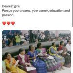 Chinmayi Instagram - Mukhyanga dowrylu ichi katnaalu icchi career ni naasanam cheskoni mee hard earned education ni pogottukoni oka jeevitham brathakaalanna avasaram ledhu. Choose happiness. Choose personal success. Choose excellence in your avocation, whatever it may be. The right partner will happen. There are already dingbats on Twitter - mana intensity boiiis ae, vere evaru?? - saying this is real feminism. If a girl as talented as these scientists had the bad karma to be married to one of these boiiiis, dowry dobbi, katnaalu dobbi, aadapaduchu katnaalu dobbi, NRI / H1B aithe rate card ki taggttu dowry dobbi, paiga pelli kharchulu mottham meere ivvalani - mee intelligence, mee career em vaddu (endukante aa small ego energy insecurity anni hurt avthaay kadha) intlo koorcho ani mee life, mee dreams, mee goals mottham thokkestaaru. If the same scientists had not been wearing Saris and Salwar Kameez - veella comments vere rakanga untaayi. More importantly men who segregate women and say - this type is a good woman, this is a not so good woman / this is a feminist this is not a feminist First things first - Men neednt give the 'Good Feminist' / 'Real Feminist' Certificate. It is like an anaconda giving a best person award before it decides to kill and swallow the person whole. Nobody needs a good feminist certificate. Actually nobody needs any certificate from anyone. Lead your life to the best of your ability, be ethical in all that you pursue, Do no harm to the earth or anyone around you. That alone is perhaps enough. Other people's opinions don't matter even ONE bit.
