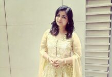 Chinmayi Instagram - All set for the #khushi Concert #khushionseptember1st Styled by @stylemuze Wearing @kaksh_by_kavita Hair @hanuman_3007_