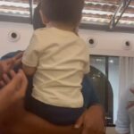Chinmayi Instagram - Sharvas spoke his first word having cognitively ascribed a meaning and made an association between object and word😍😍 And of course, being his father’s son… it had to be food😂😂❤️ #Mammamam