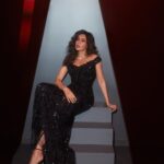 Chitrangada Singh Instagram - Vintage notes 🖤 . . For the event in 👗@bhawnaraoluxury 💎@diosaparis Makeup & hair @meghnabutanihairandmakeup Styled by @eshaamiin1 Shot by @priyankknandwana