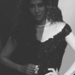 Chitrangada Singh Instagram - Vintage notes 🖤 . . For the event in 👗@bhawnaraoluxury 💎@diosaparis Makeup & hair @meghnabutanihairandmakeup Styled by @eshaamiin1 Shot by @priyankknandwana