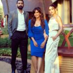 Chitrangada Singh Instagram - Feelin’ the blues .. nah ! Just dressed up to chat about #gaslight ! coming to you on 31st march on #disneyplushotstar . . . . Outfit- @labelmanikananda Jewellery- @misho_designs Makeup : @meghnabutanihairandmakeup Hair: @seemaphadtare35 📸 - @shivamguptaphotography Styled by @sukritigrover