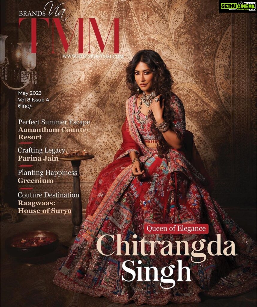 Chitrangada Singh Instagram - She is here to rule with her panache, acting, and wit, and that is what makes her an actress par excellence, who also rules the world of social media with her impeccable style and fashion sense. @chitrangda the cover star of #HouseofTMM @tmmindia for the month of May, is all things eternal, the perfect Queen of Elegance. Editor-in chief @kartikyaofficial CEO @faraz0511 Concept,Creative Direction & Styling @poojagupta9528 @spectrumstyleswork Photographer @visualaffairs_va Make up & hair @meghabutanihairandmakeup Lehenga @raagwaas Jwellery @parinainternational Shoes @aldo_shoes Carpets by @obeetee Cover designed by @mukulrajofficial PR : @communiquefilmpr Management : @exceedentertainment #houseoftmm #tmm #digitalcover #chitrangdasingh #magazinecover #bollywood #bollywoodactress #sustainability #trending #stylealert #classics #indianfashion #fashionablewomen #breakingsterotypes