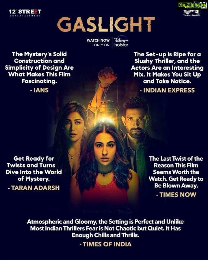 Chitrangada Singh Instagram - Reviews Galore! An absolute must-see for fans of suspense and intrigue! #Gaslight is now streaming on @disneyplushotstar #SaraAliKhan #ChitrangdaSingh #VikrantMassey #Tipsfilms #12thstreetentertainment #GaslightOnHotstar @saraalikhan95 @vikrantmassey @chitrangda @rameshtaurani @akshaipuri @pavankirpalani @jaya.taurani @rahuldevofficial @akshay0beroi@ragul_dharuman @disneyplushotstar @tipsfilmsofficial @12thstreetentertainment_film