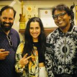 D. Imman Instagram – Recorded the vibrant Singer Nikhita Gandhi for a peppy number from my upcoming flick “PettaRap”
Starring Prabhudeva and Vedhika in the lead!
A SJ Sinu Directorial!
Produced by Blue Hill Productions!
Lyric by Madan Karky!
A #DImmanMusical
Praise God!

@nikhitagandhiofficial @sjsinu