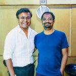 D. Imman Instagram - Recorded the talented Music Composer/Singer Sean Roldan for yet another melodious track post “Yembuttu Irukkuthu aasai”, “Onnavitta Yaarum Yenakkilla” and “Thangamey” - Produced by Gopuram Films,Anbuchezhiyan! Directed by N.Anand! Starring Brother Santhanam in the lead! Lyric by Muthamil! A #DImmanMusical Praise God! @rseanroldan @muthamilrms @santa_santhanam @gopuram_cinemas