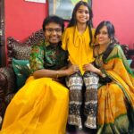 D. Imman Instagram - It’s been a year since we,our families know each other! Amali as a wife you had literally rebuilt the family! And Nethra my third daughter,you had added so much joy and peace!Thanks for making life beautiful! “There shall be showers of blessing” Ezekiel 34:26 #WeddingAnniversary