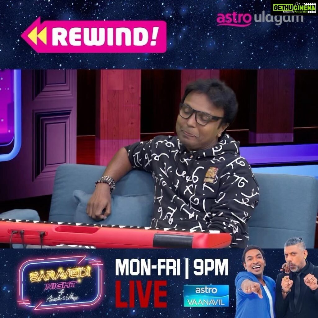 D. Imman Instagram - ‘It’s been a long and amazing journey since I started my career in the music industry,’ says D Imman. Catch the full episode of #SaravediNight which is now available on Astro on demand and Astro Go. #astroulagam