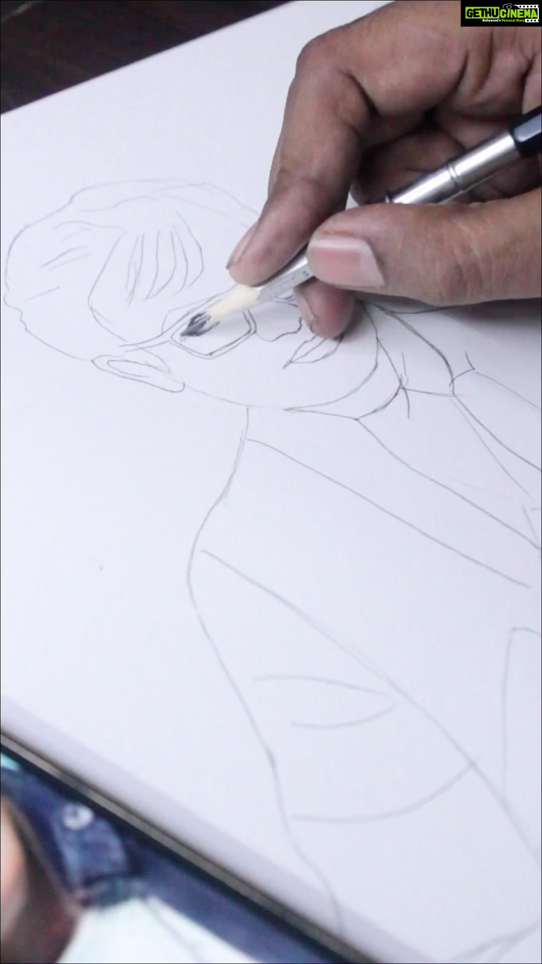 D. Imman Instagram - Thanks for the wonderful Pencil artwork from @aadhi_artist05 Truly Overwhelming! Stay blessed!