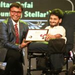 D. Imman Instagram - Glad to present Mr.Sultan Refai (Co Founder of SuperLyfe) the “Surmounting Stellar” award from We Awards 2023,18th year held at The Hyatt,Chennai! @refai_sultan