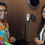 D. Imman Instagram - Glad to record Singers Nakash Aziz,Anthakudi Ilayaraja and Swetha Mohan for a rustic dance number for Brother Santhanam starrer untitled project.Produced by Gopuram Films,Anbu Chezhiyan.Directed by N.Anand.Lyric by Muthamil. Praise God!