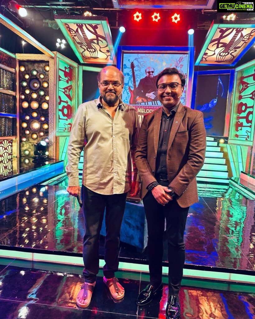 D. Imman Instagram - Had an amazing musical interaction with the Genius,Melody King Vidyasagar Sir for Vasanth Tv! Can’t wait for the world to witness this soon! Praise God!