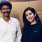 D. Imman Instagram - Glad to record a melodious number with Singer Jonita Gandhi for Brother Santhanam starrer untitled flick. Lyric by Muthamil.Produced by Anbu Chezhiyan,Gopuram Films and Directed by N.Anand! Praise God! @jonitamusic @muthamilrms
