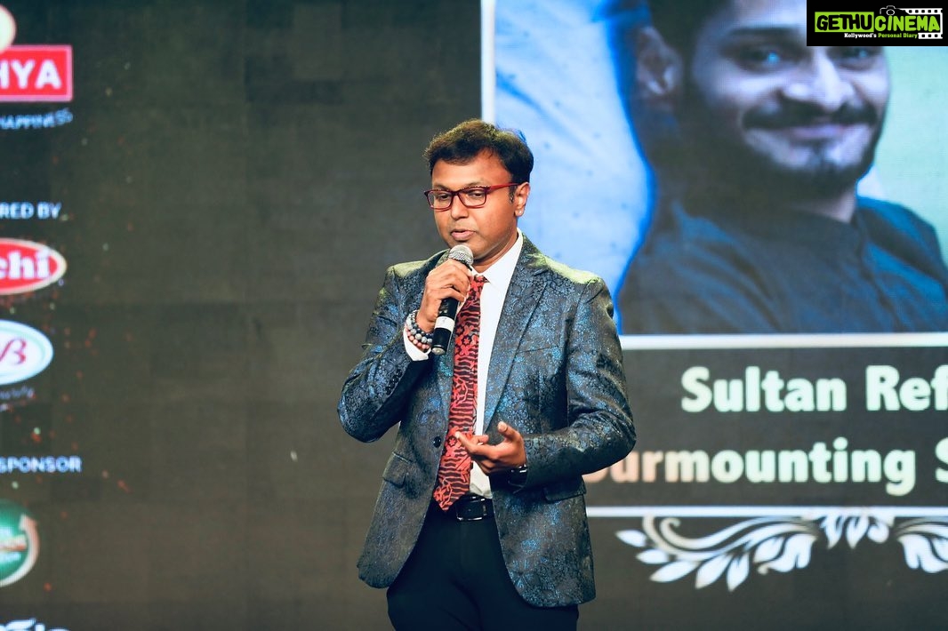 D. Imman Instagram - Glad to present Mr.Sultan Refai (Co Founder of SuperLyfe) the “Surmounting Stellar” award from We Awards 2023,18th year held at The Hyatt,Chennai! @refai_sultan