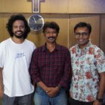 D. Imman Instagram - Glad to record Singers Nakash Aziz,Anthakudi Ilayaraja and Swetha Mohan for a rustic dance number for Brother Santhanam starrer untitled project.Produced by Gopuram Films,Anbu Chezhiyan.Directed by N.Anand.Lyric by Muthamil. Praise God!