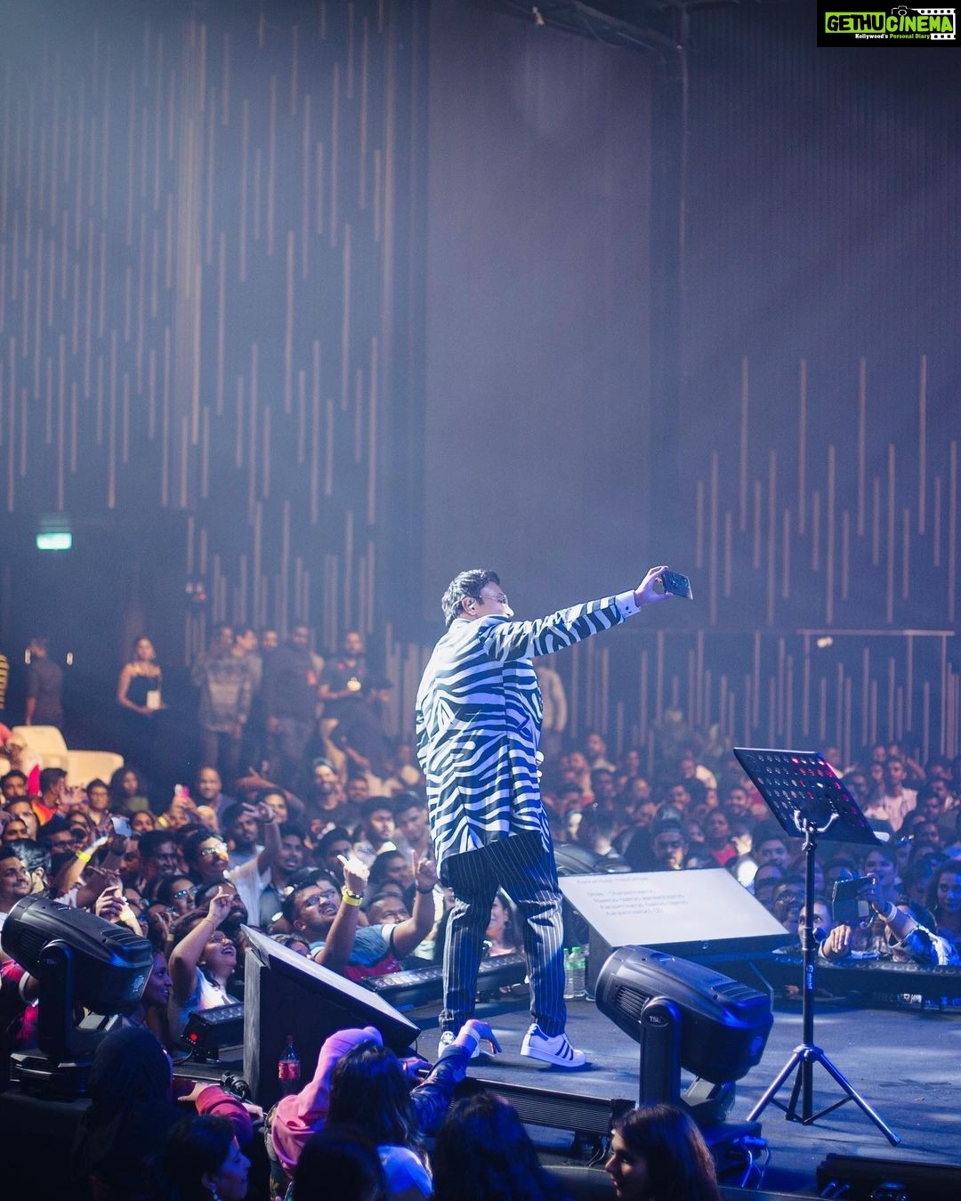 D. Imman Instagram - Thanks for all the love Malaysia! A memorable evening it was! You made it electrifying! Few candid pics from the concert! Wardrobe:- 7 Creations @shahid_7creations Stylist:- @dr.vinothinipandian Style Co Ordination:- @nishikabilan4 Photography:- @himmatsodhiphotography Praise God!
