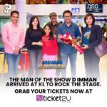 D. Imman Instagram – The man of the show arrived KL to rock the stage Makkaley 🎉🎊
Tickets are selling fast, Grab yours now

Kacheri Arambam🔥🔥🔥 ….
We proudly present to you D’imman Live in Kuala Lumpur 2023

Presented to you by @dsg_creations
@immancomposer
@datosrig
@sivanair28

Save your date and Grab your tickets Makkaley✌️😎.

TICKETS ARE OPEN FOR SALE
Grab your tickets from ticket2u.com.my 🙌
For more info
012-4886225
WhatsApp only🙌

Don’t forget to like and share our official pages.
Follow our official pages to be connected 🙌
Insta : @showprolive98
Facebook : @Showpro Live
Tik Tok : @Showpro_Live

#dimman #kacheriarambam #DSG #DSGcreations #datosrig #concert2023 #showproentertainment #showprolive #india #bigconcert #tamilconcert #indianbigconcert #malaysianconcert #malaysiaconcert #bigconcertmalaysia #tamilconcertmalaysia #oldisgold #fetureconcert #1millionaudition #gopop