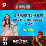 D. Imman Instagram - What’s your favourite from this HIT combo? Join us on 8th July for Kacheri Arambam, an unforgettable live performance by D Imman in Kuala Lumpur at Megastar Arena. Don't miss out on this once-in-a-lifetime experience and it's going to be an epic night of soul-stirring tunes and unforgettable memories. #kacheriarambamliveinkl #astroulagam #showprolive