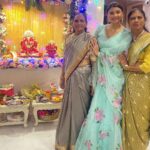 Daisy Shah Instagram - आ नो भद्रा: क्रतवो यन्तु विश्वत:। . . Happy Ganesh Chaturthi 🙏✨ #ganpatibappamorya . . . Outfit: @muksweta