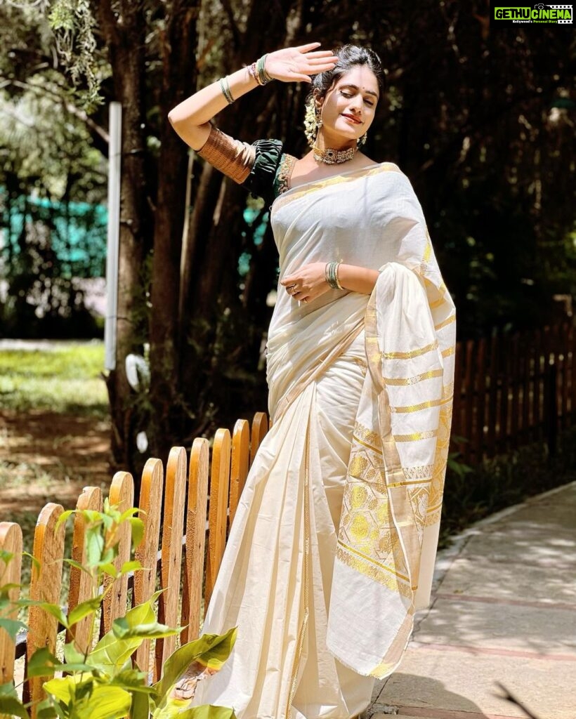 Deepthi Manne Instagram - Ease. Effortless + Elevated Elegance. The formula of any saree.