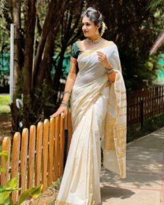 Deepthi Manne Instagram - Ease. Effortless + Elevated Elegance. The formula of any saree.