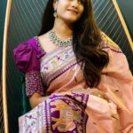 Deepthi Manne Instagram - ✨ Saree : @rdm_collections90 Jewellery : @amrutha_fashionclosetoffl Blouse: @mickeyfashions6