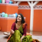 Deepthi Sunaina Instagram – 💚♥️
.
.
.
.
.
Outfit: @kulkarni_sisters 
📸 : @thehashtag_photography 
Location: @mrandmrsstudiohyd
MUA: @panduchalapati 
#deepthisunaina